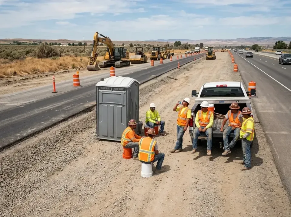 highway-road-construction-crew-007 — frequently asked questions, Porta Potty and Restroom Rentals in Madison, MS